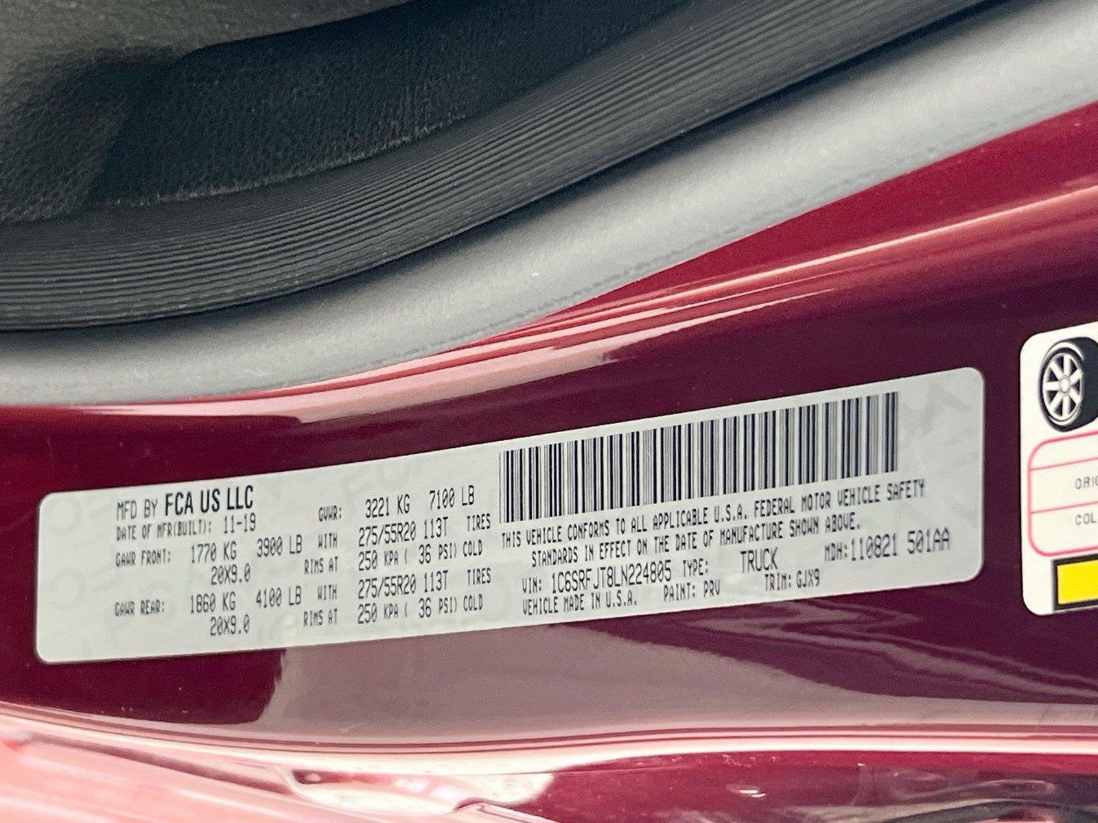 Used 2020 RAM 1500 Laramie AWD/4WD image 30