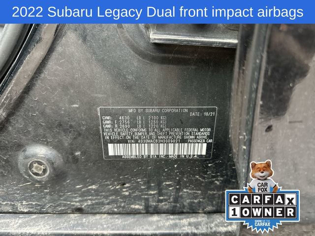 Used 2022 Subaru Legacy Premium image 19