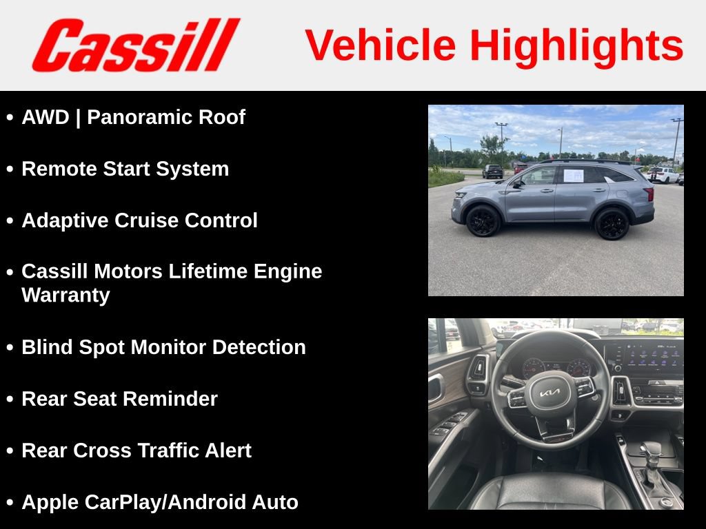 Used 2022 Kia Sorento S w/ Panoramic Sunroof Package AWD/4WD image 7