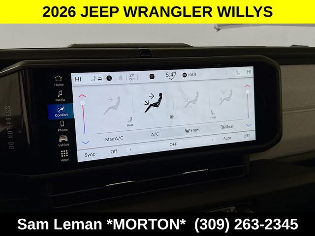 New 2026 Jeep Wrangler Willys image 15