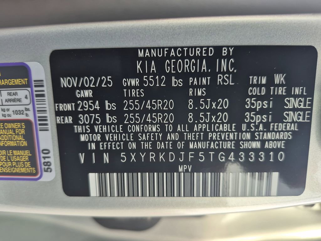 New 2026 Kia Sorento SX Prestige image 26