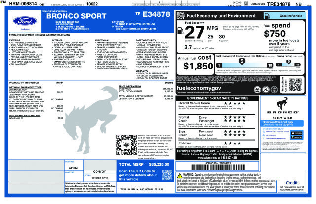New 2026 Ford Bronco Sport Big Bend AWD/4WD image 4