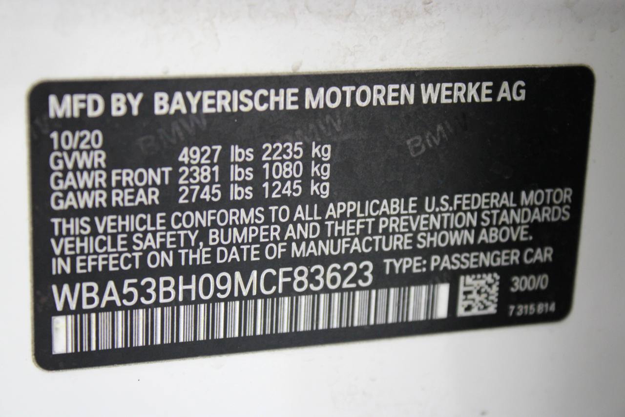 Used 2021 BMW 530i w/ Convenience Package RWD image 93
