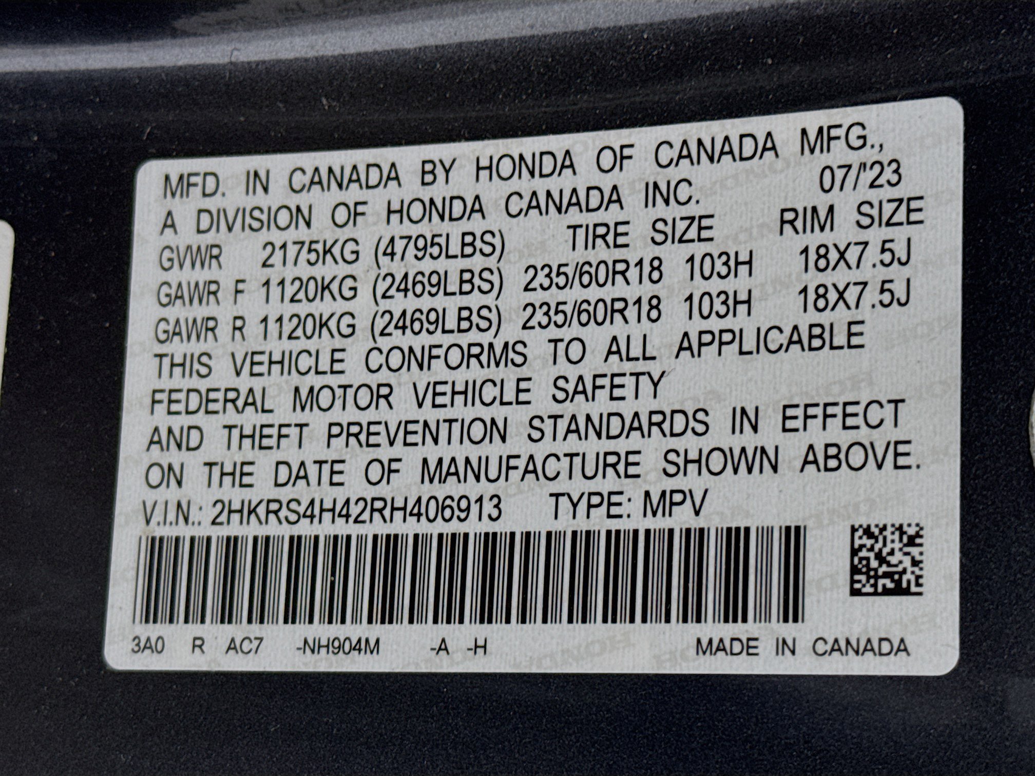 Certified 2024 Honda CR-V EX image 31