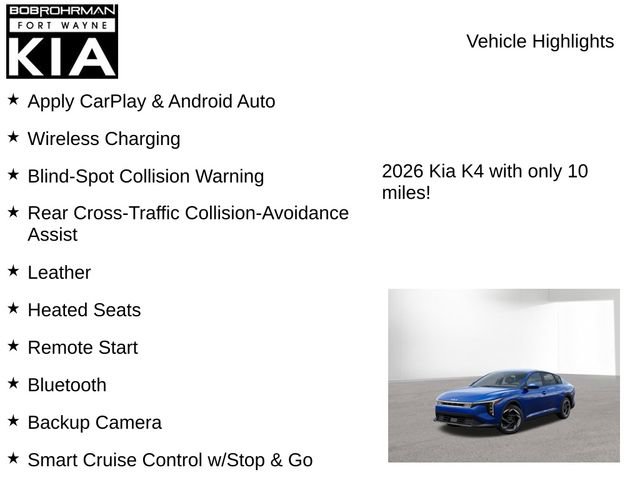 New 2026 Kia K4 EX image 7