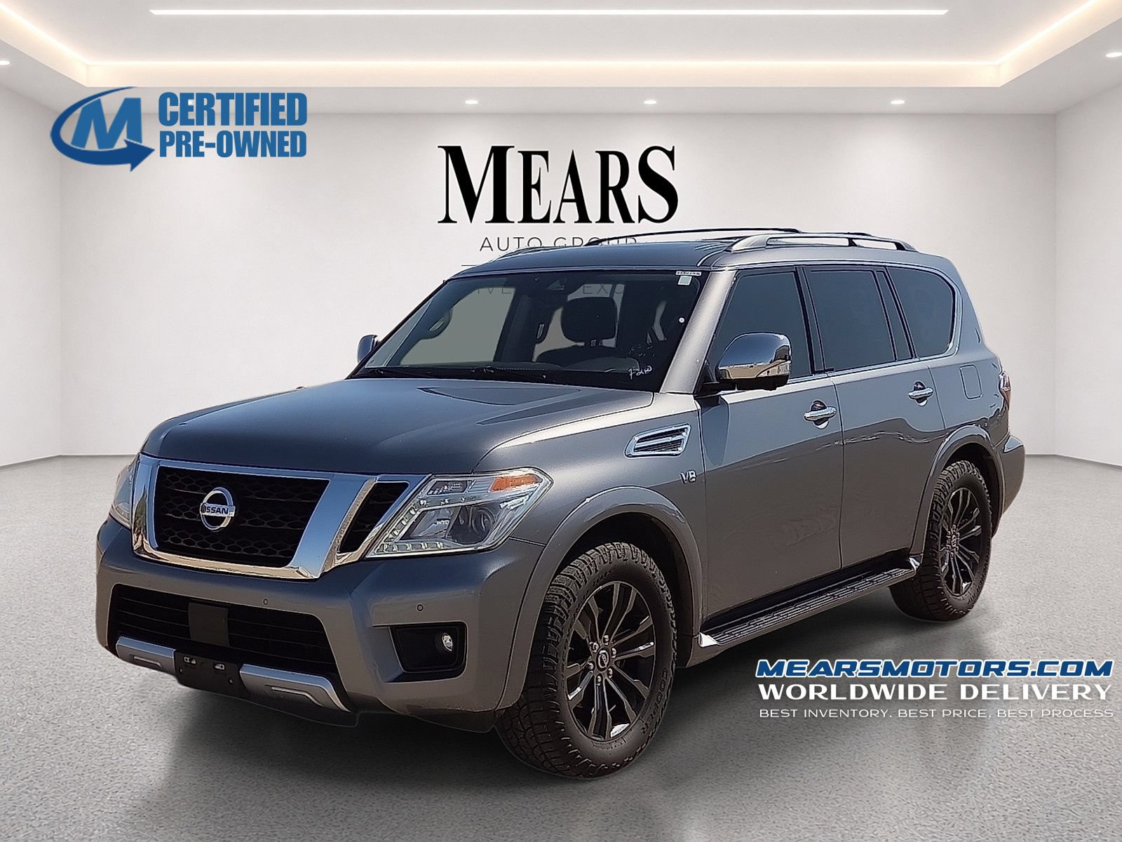 Used 2018 Nissan Armada Platinum w/ Captain Seat Package AWD/4WD image 1