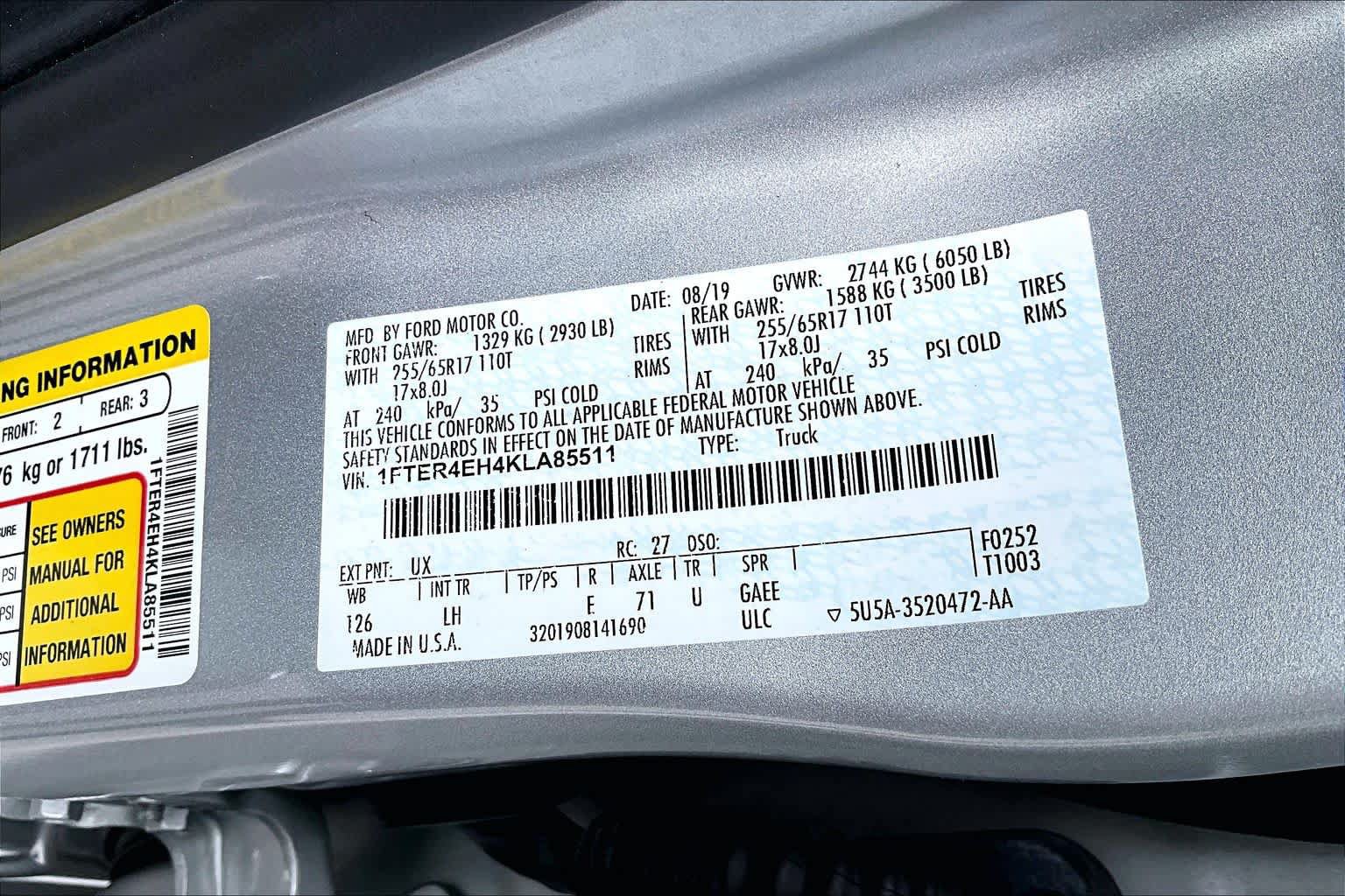 Used 2019 Ford Ranger XLT RWD image 36