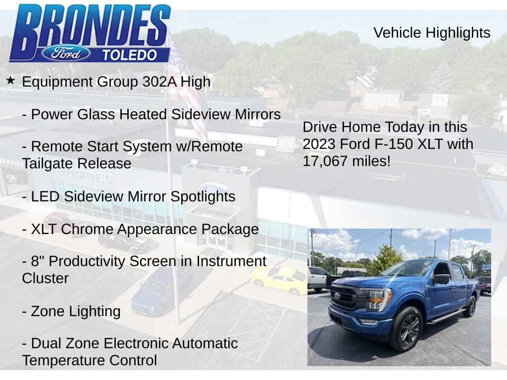 Used 2023 Ford F150 XLT w/ Equipment Group 302A High AWD/4WD image 12