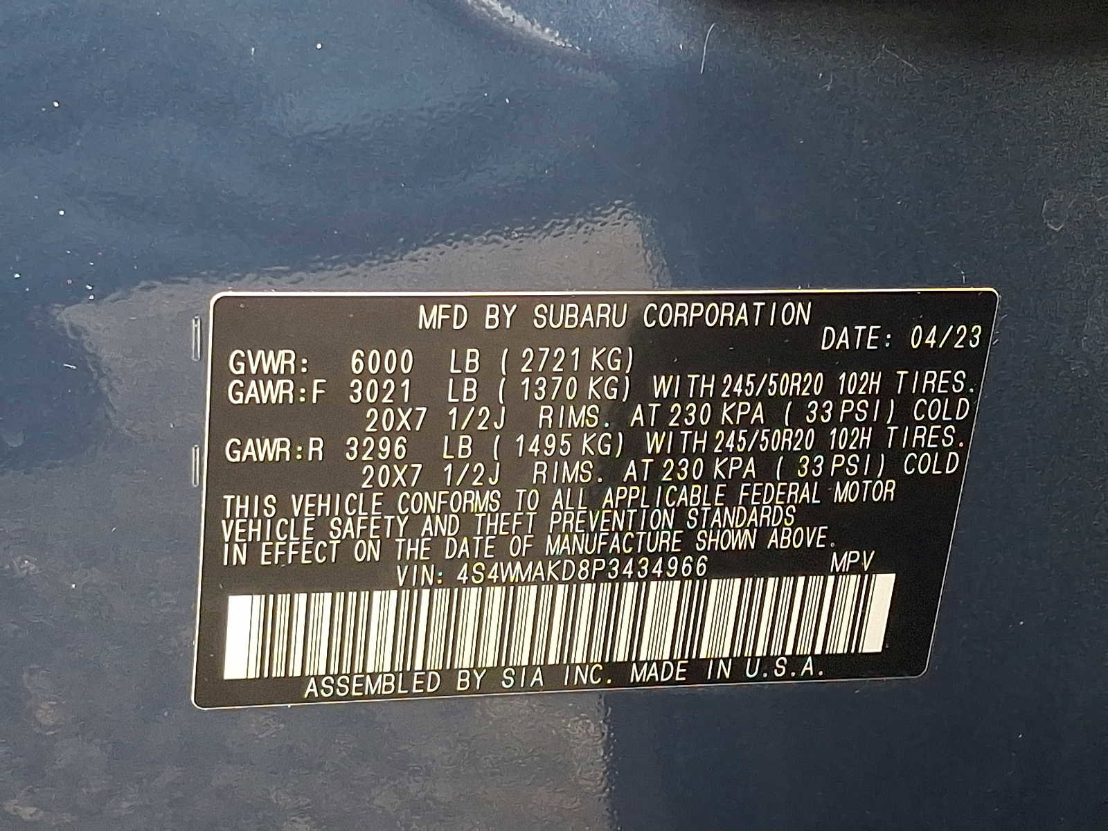 Used 2023 Subaru Ascent Onyx Edition Limited image 30