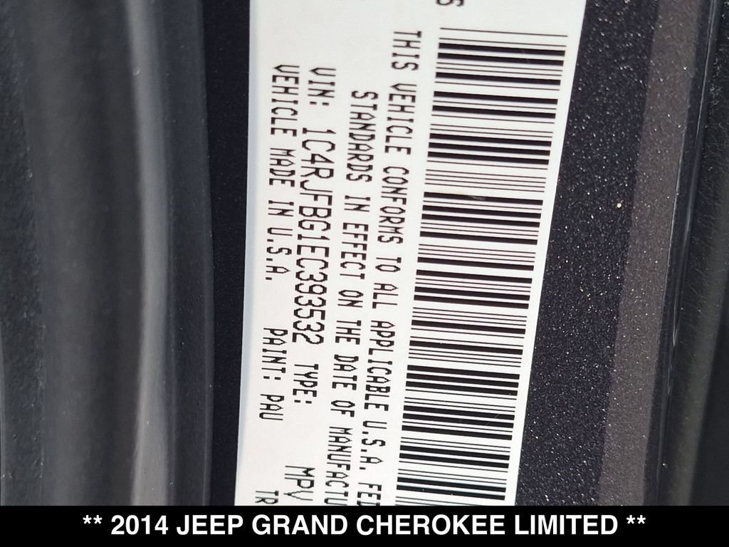 Used 2014 Jeep Grand Cherokee Limited w/ Trailer Tow Group IV AWD/4WD image 32