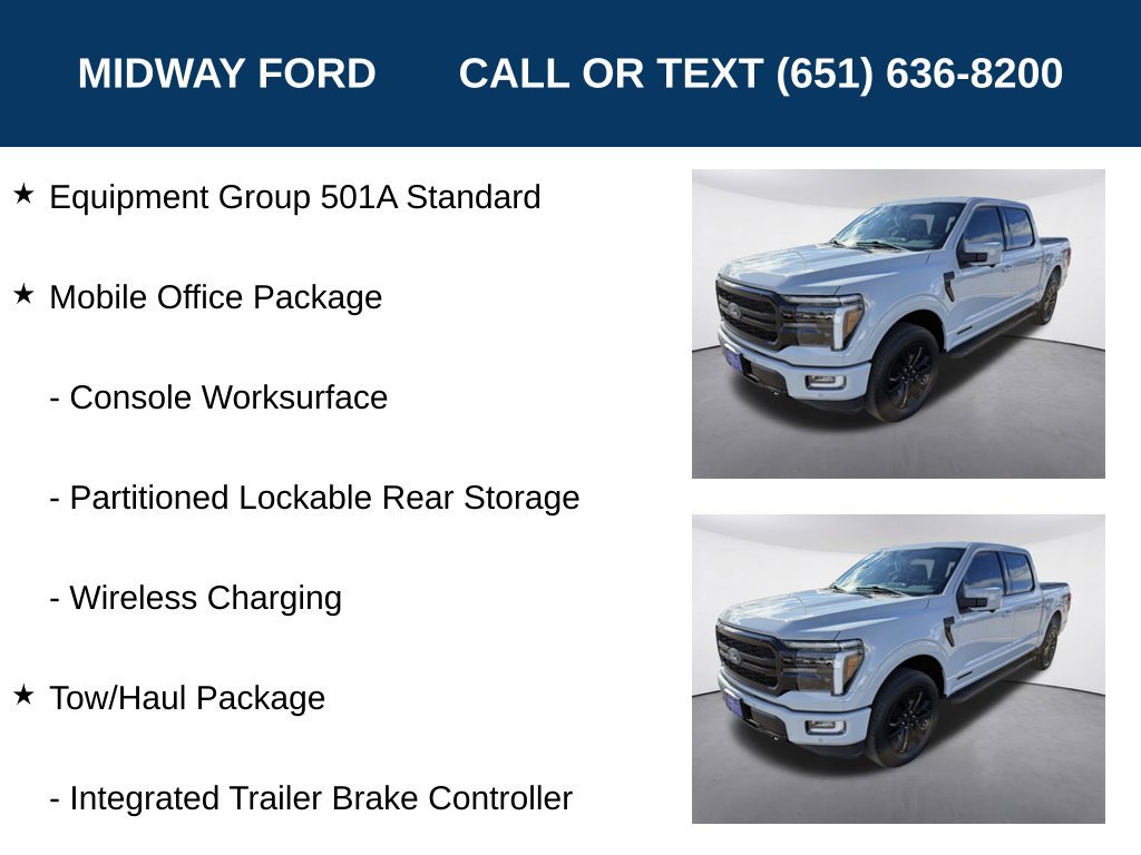 Certified 2024 Ford F150 Lariat w/ FX4 Off-Road Package AWD/4WD image 11