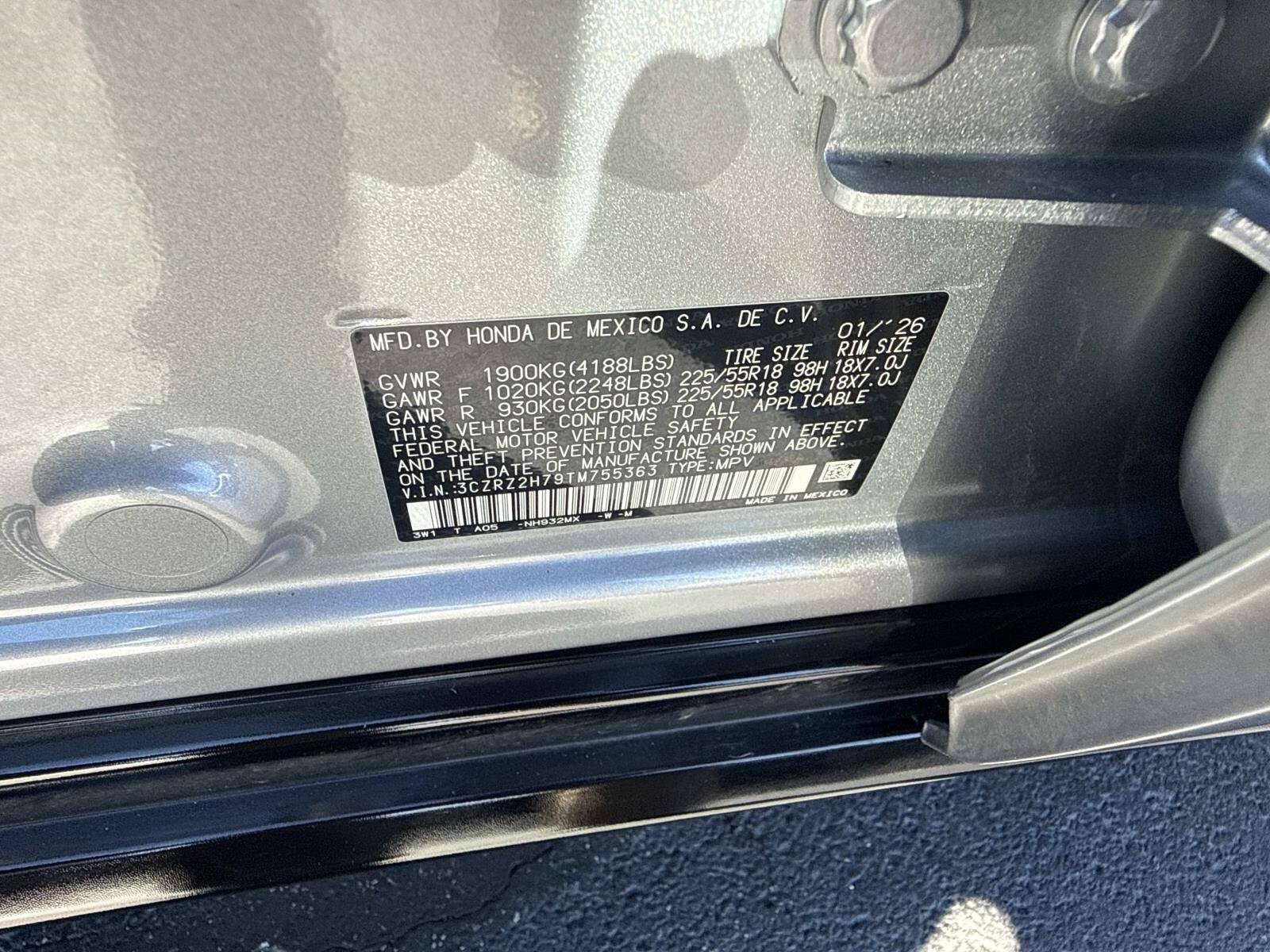 Used 2026 Honda HR-V EX-L image 19