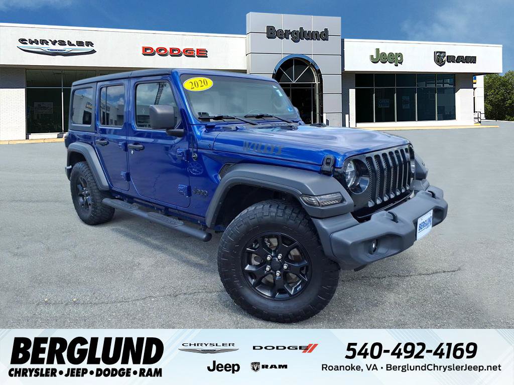 Used 2020 Jeep Wrangler Unlimited Sport AWD/4WD image 1