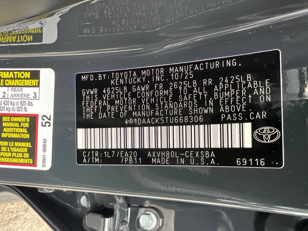 Certified 2026 Toyota Camry SE w/ Convenience Package FWD image 43
