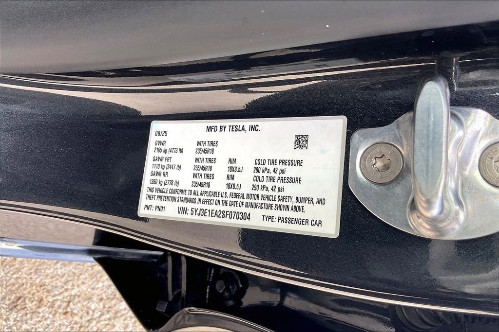 Used 2025 Tesla Model 3 Long Range RWD image 15