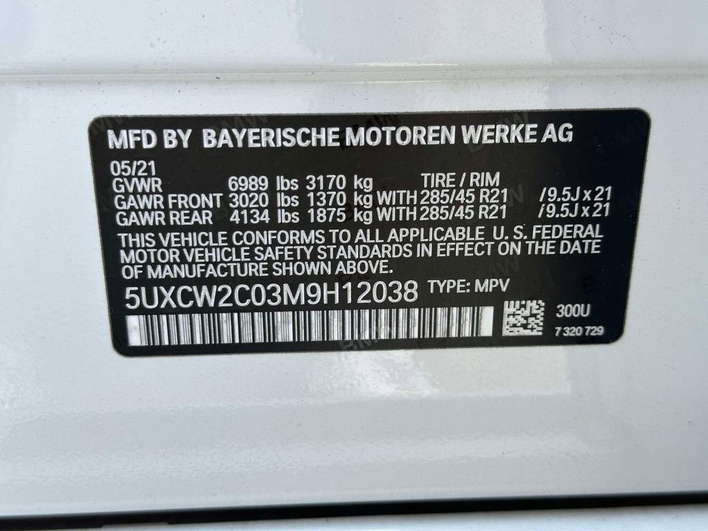 Used 2021 BMW X7 xDrive40i w/ M Sport Package AWD/4WD image 47