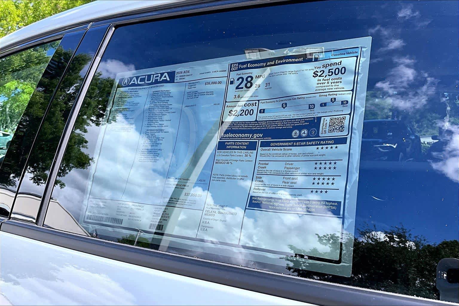 New 2026 Acura ADX FWD image 22