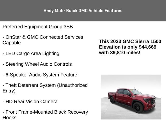 Used 2023 GMC Sierra 1500 Elevation w/ Elevation Premium Package AWD/4WD image 15