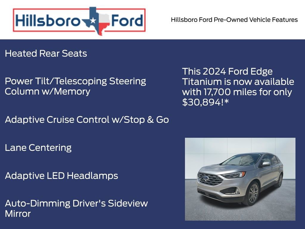 Used 2024 Ford Edge Titanium w/ Equipment Group 301A AWD/4WD image 9