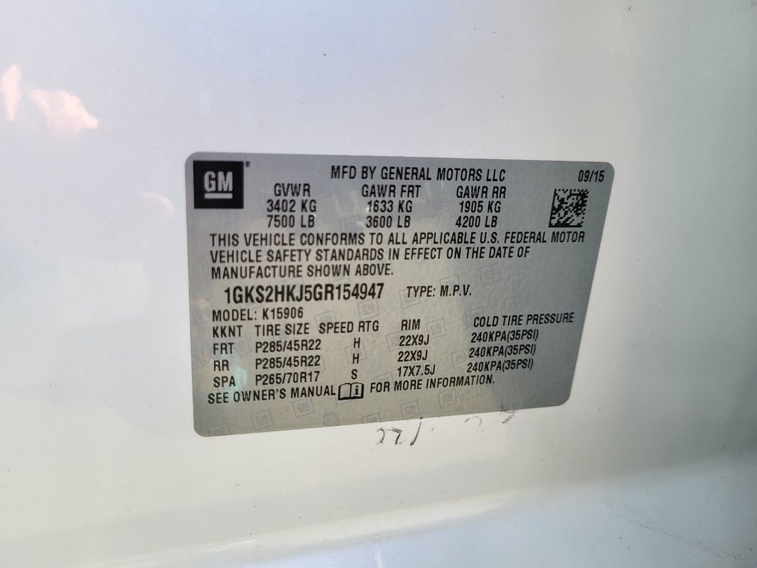 Used 2016 GMC Yukon XL Denali w/ Open Road Package image 38