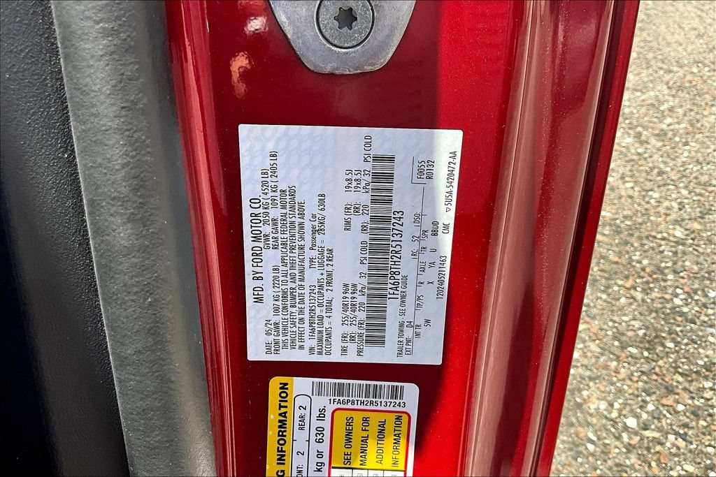 Used 2024 Ford Mustang Premium RWD image 18