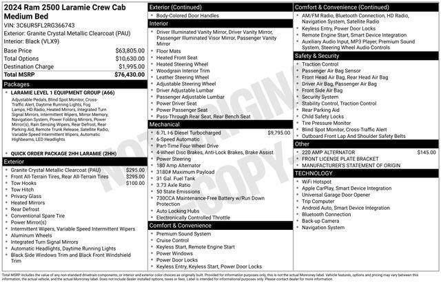 Used 2024 RAM 2500 Laramie image 2