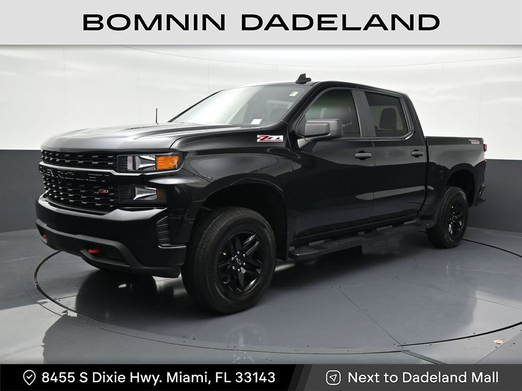 Used 2021 Chevrolet Silverado 1500 Custom Trail Boss w/ Midnight Edition image 1