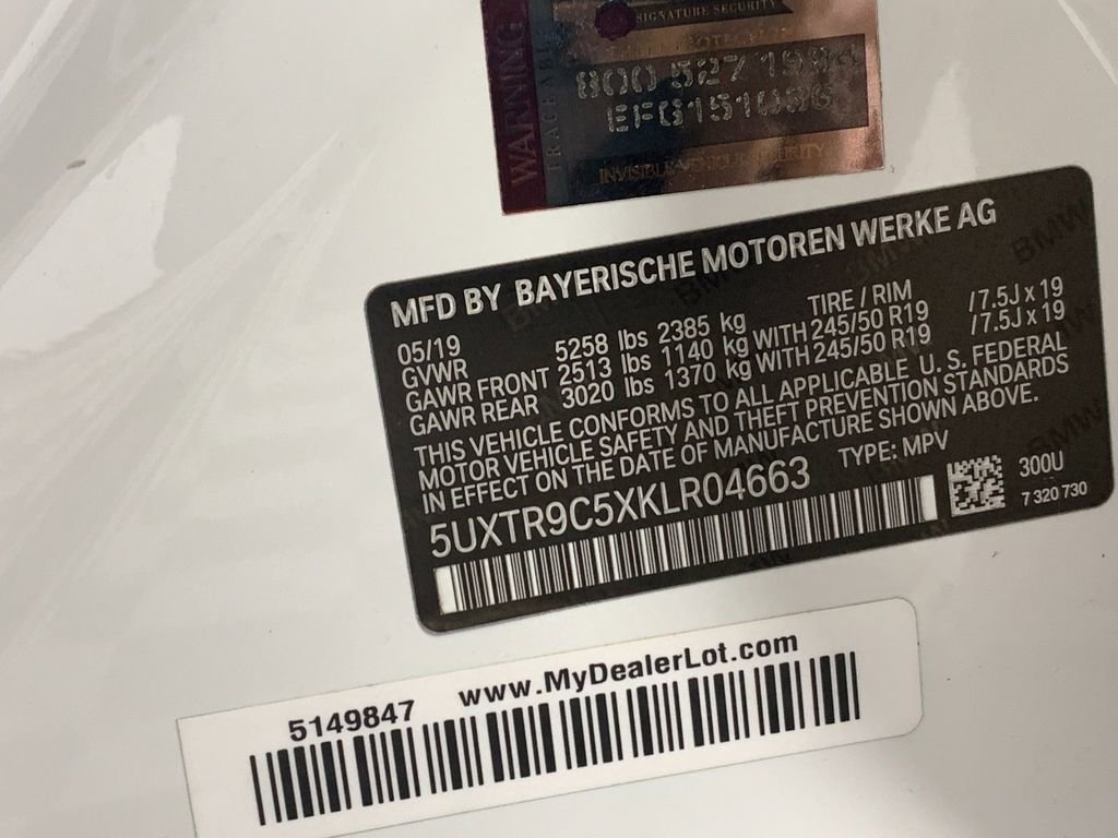 Used 2019 BMW X3 xDrive30i w/ Premium Package AWD/4WD image 13