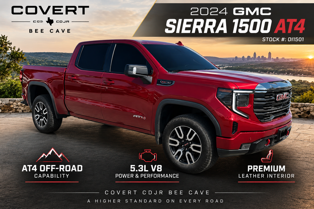 Used 2024 GMC Sierra 1500 AT4 w/ Technology Package AWD/4WD image 2