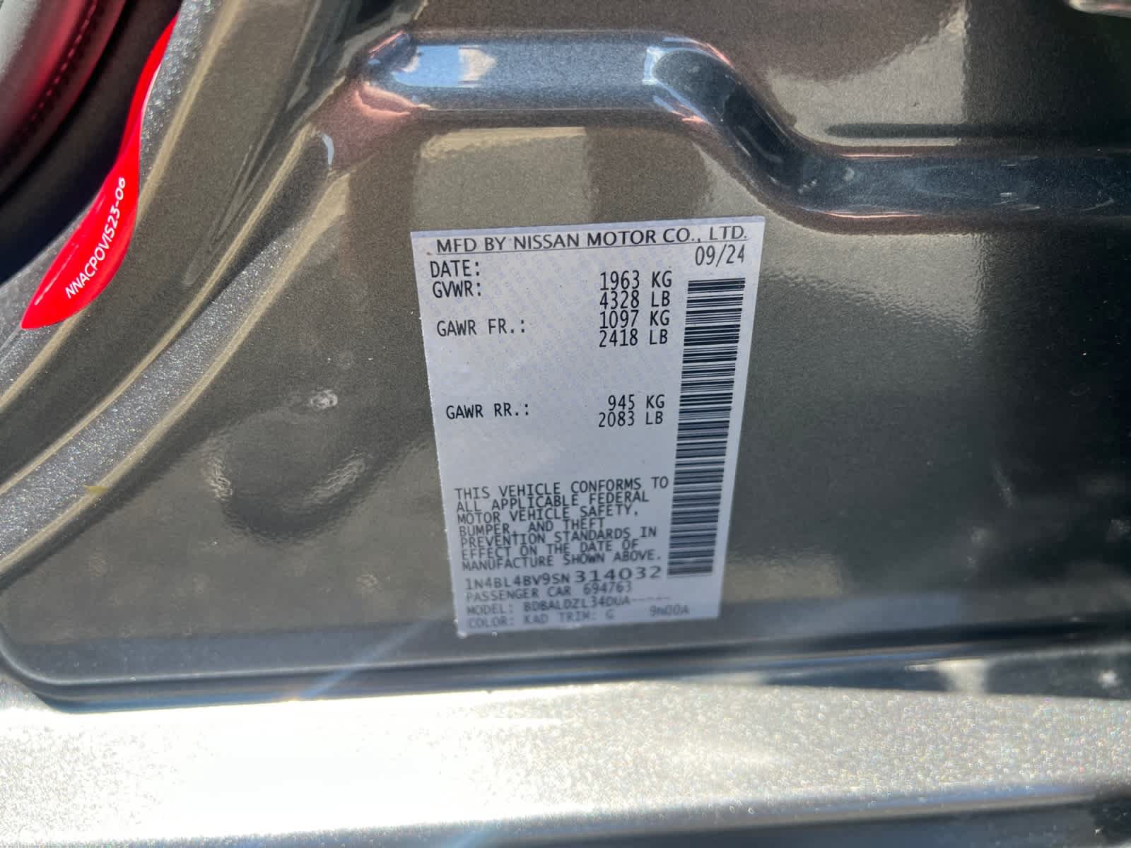 Certified 2025 Nissan Altima 2.5 S FWD image 18