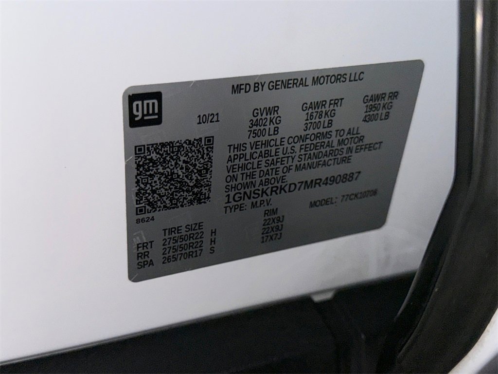 Used 2021 Chevrolet Tahoe RST w/ Luxury Package image 29