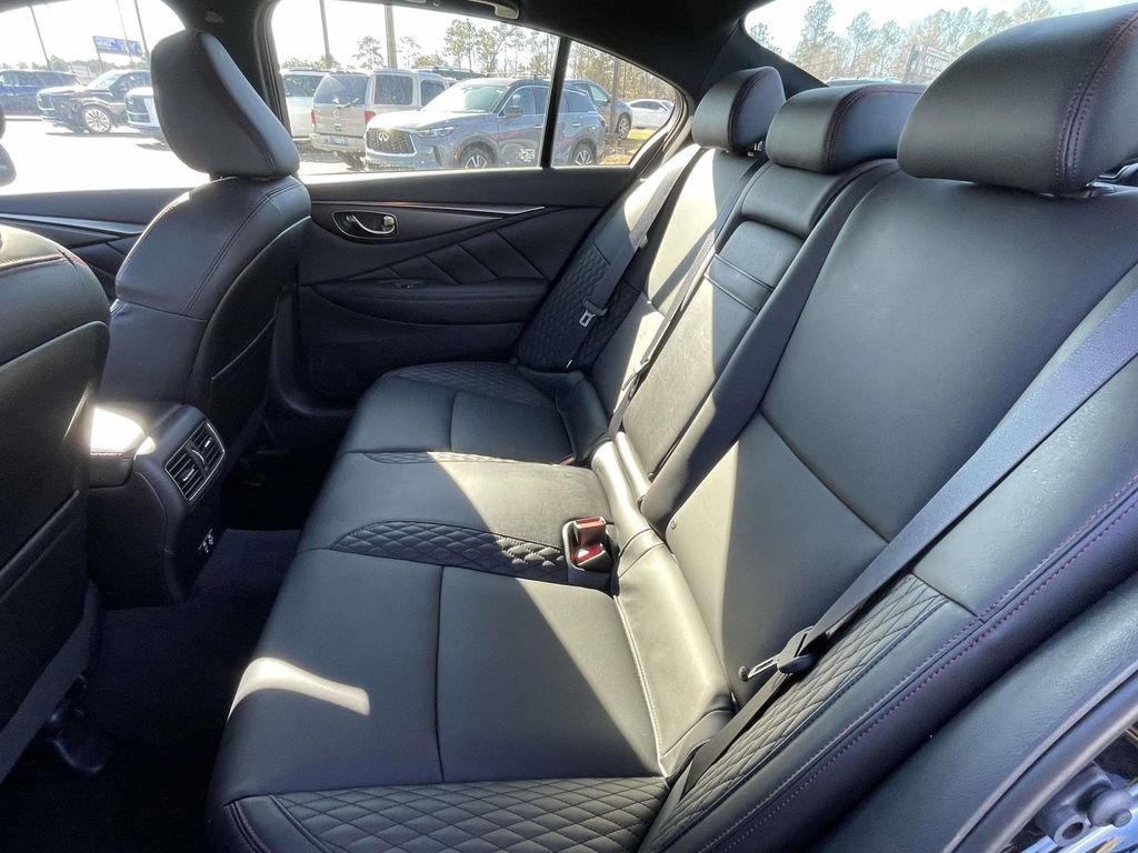 Used 2024 INFINITI Q50 Red Sport 400 w/ Black Opal Edition image 11