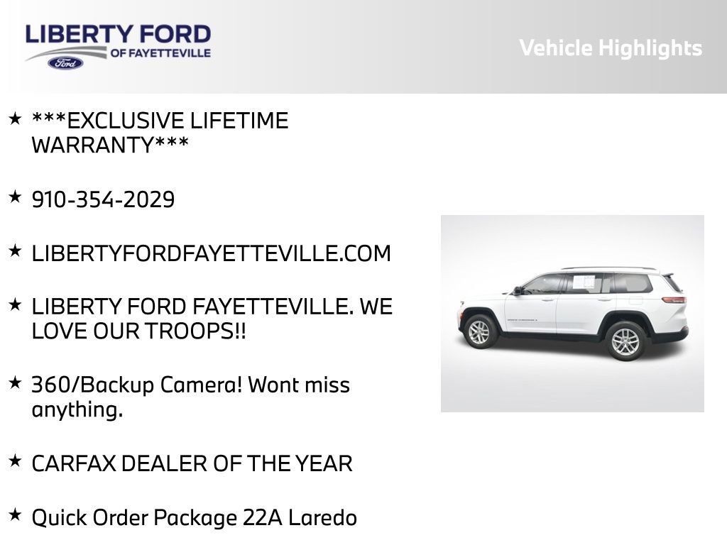 Used 2023 Jeep Grand Cherokee L Laredo image 5