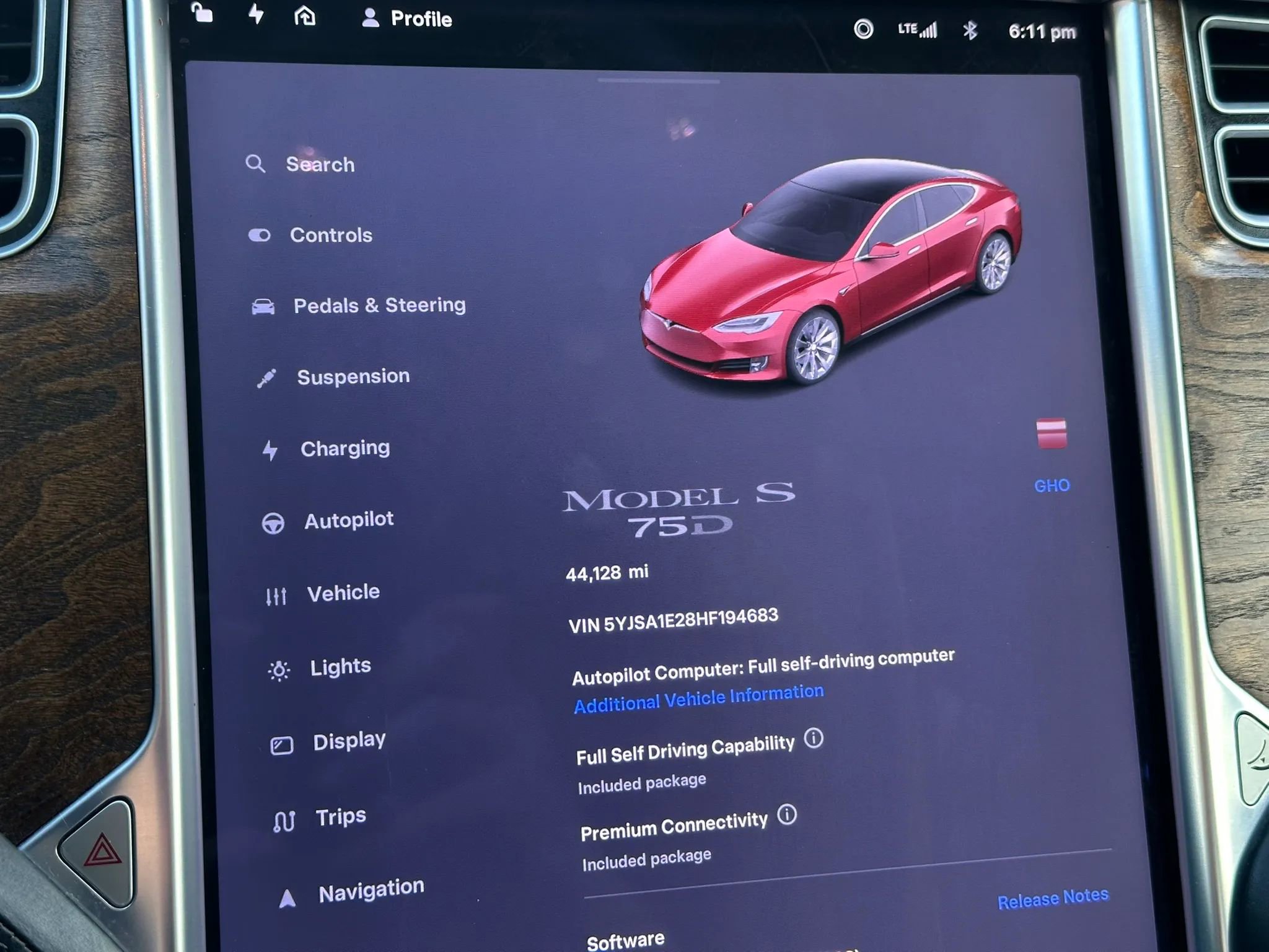 Used 2017 Tesla Model S 75D AWD/4WD image 35