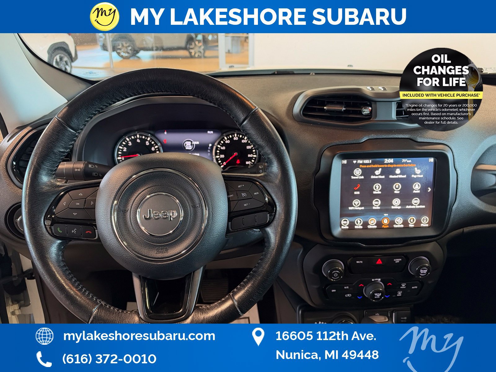Used 2019 Jeep Renegade Altitude w/ UConnect 8.4 Nav Group AWD/4WD image 20