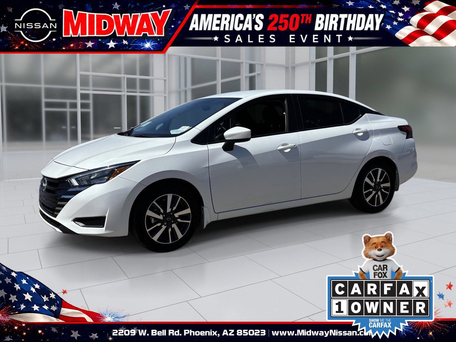 Certified 2025 Nissan Versa SV w/ Trunk Package