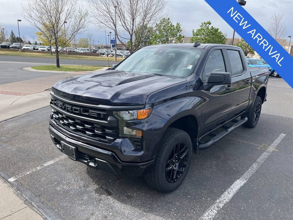 Used 2024 Chevrolet Silverado 1500 Custom Trail Boss w/ Turbomax Blackout Package image 1