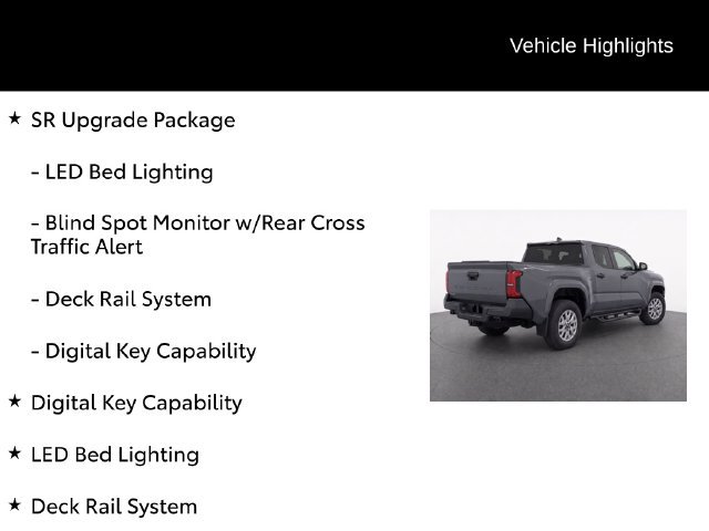 Certified 2024 Toyota Tacoma SR w/ SR Upgrade Package AWD/4WD image 7
