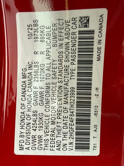 New 2026 Honda Civic Sport Touring image 19