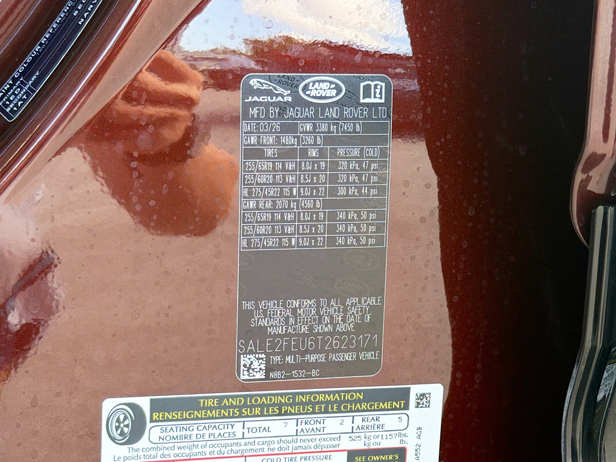 New 2026 Land Rover Defender 130 X-Dynamic SE AWD/4WD image 44