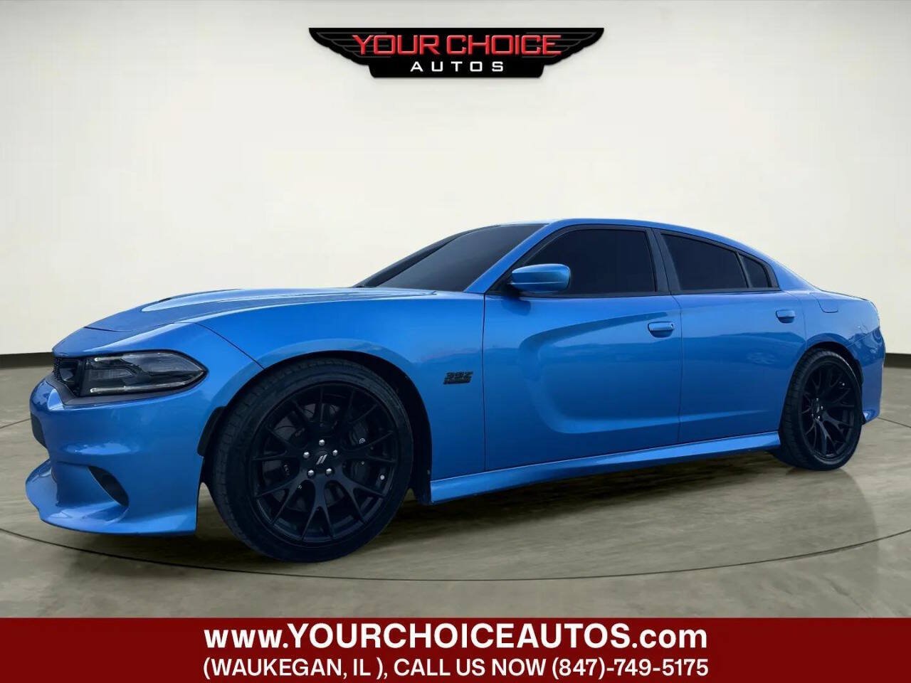 Used 2018 Dodge Charger R/T Scat Pack w/ Dynamics Package RWD image 1