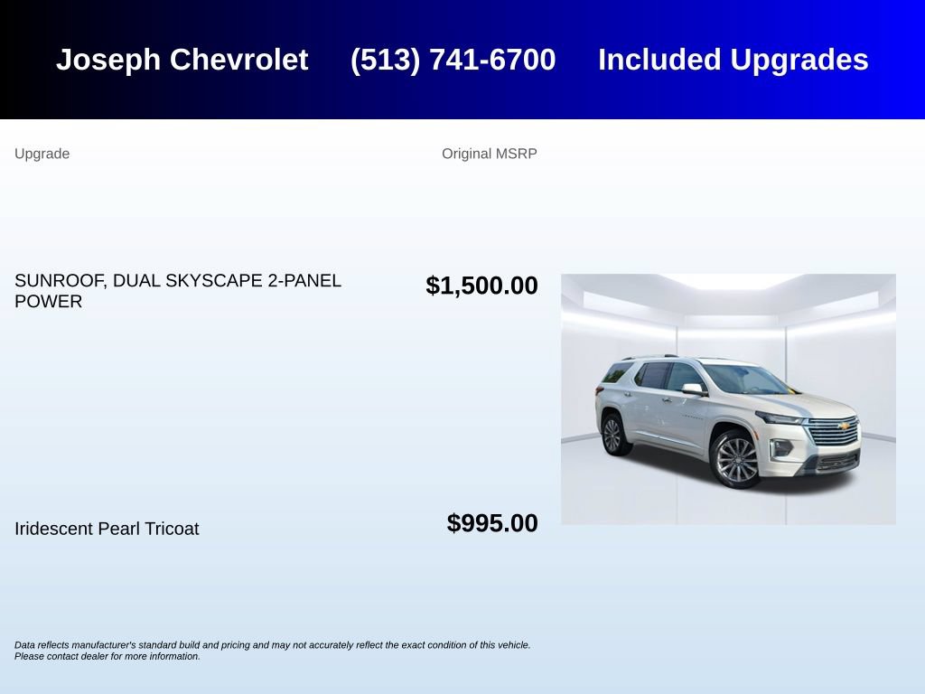 Used 2023 Chevrolet Traverse Premier FWD image 6