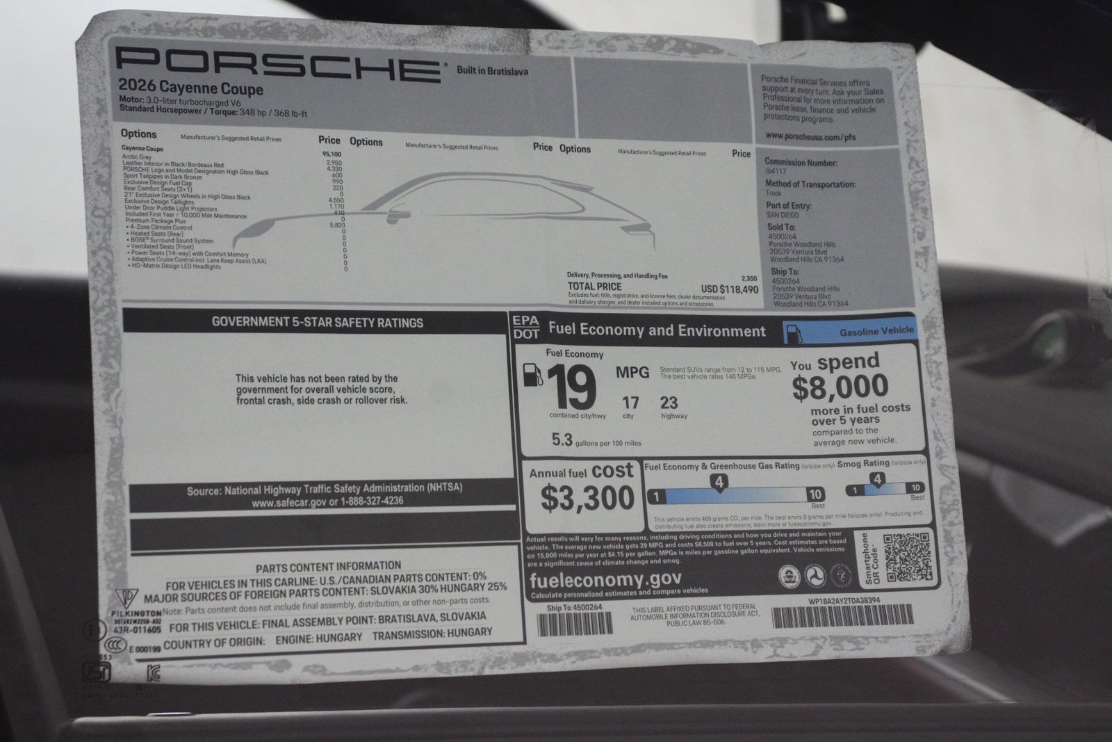 New 2026 Porsche Cayenne Coupe AWD/4WD image 25