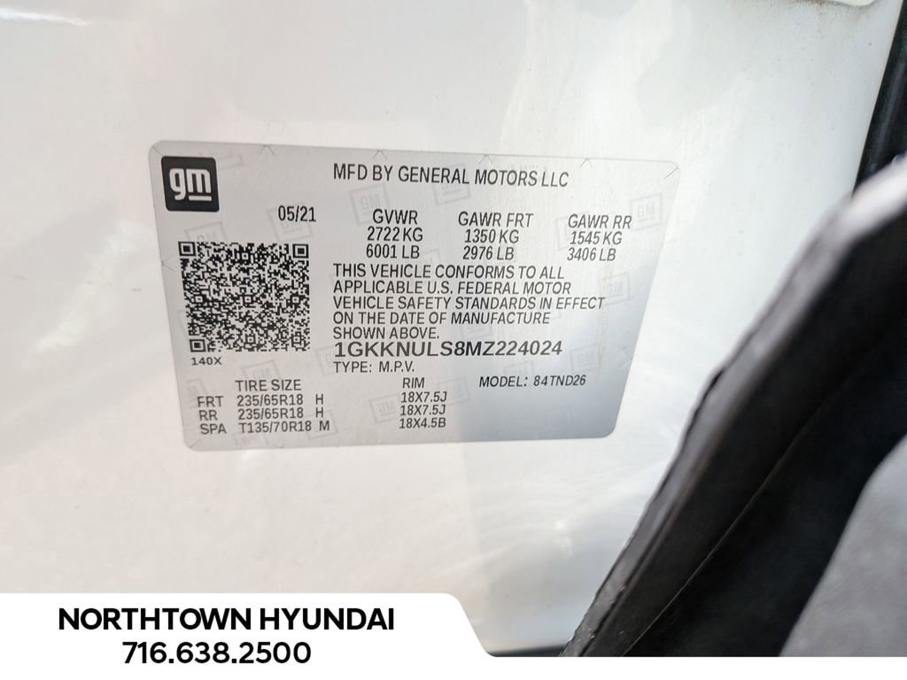Used 2021 GMC Acadia SLT w/ Technology Package AWD/4WD image 44