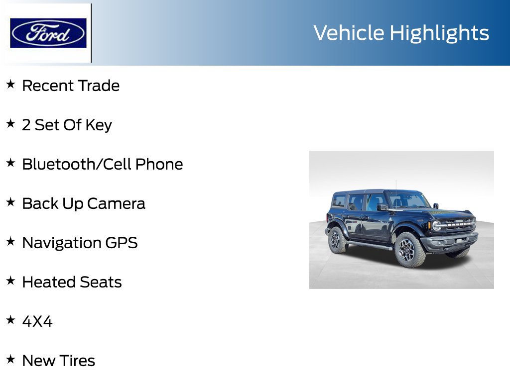 Certified 2024 Ford Bronco Outer Banks AWD/4WD image 7
