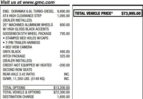 Used 2022 GMC Sierra 2500 AT4 w/ Gooseneck/5TH Wheel Package image 2