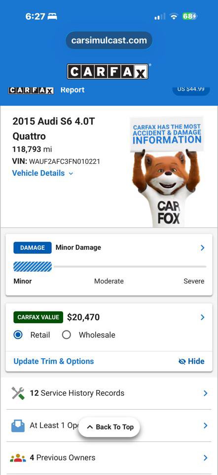 Used 2015 Audi S6 AWD/4WD image 14