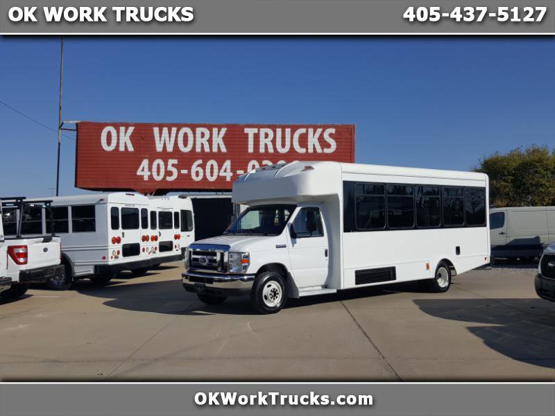Used 2019 Ford E-450 and Econoline 450 Super Duty w/ Shuttle Bus Prep Package image 1