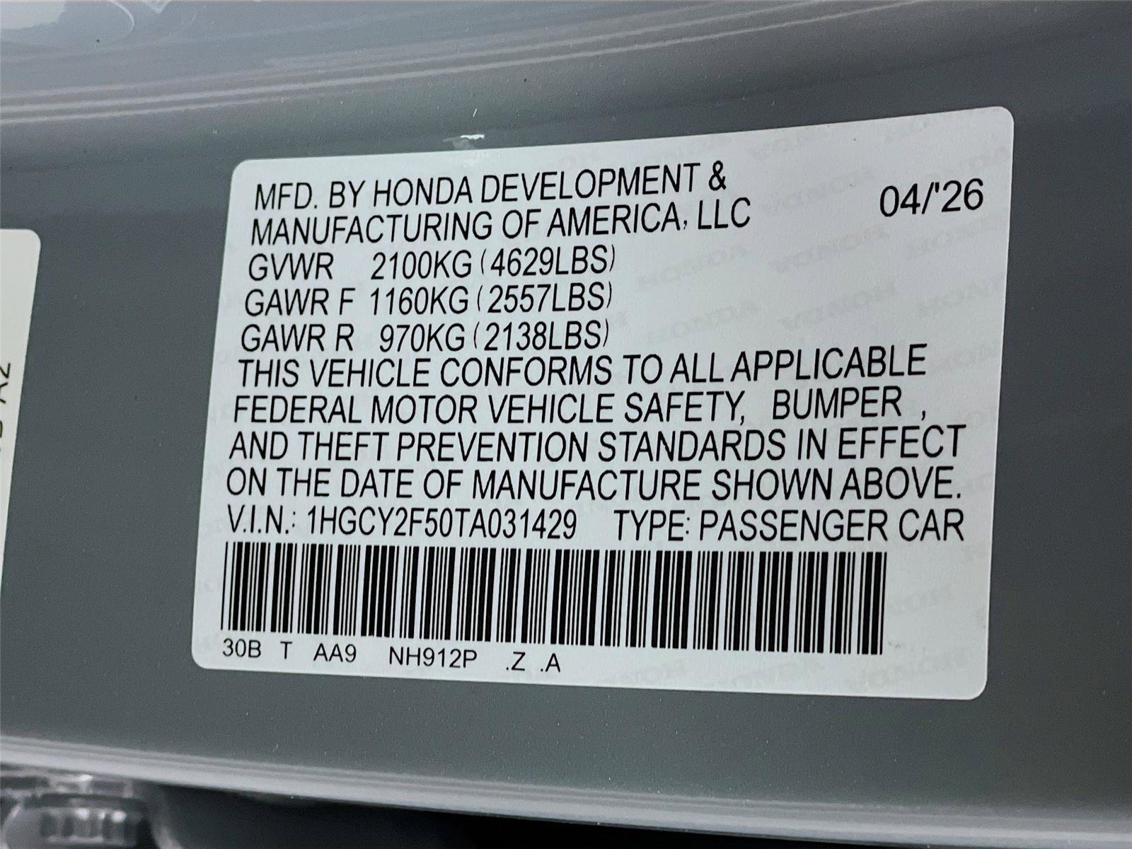 New 2026 Honda Accord Sport image 22