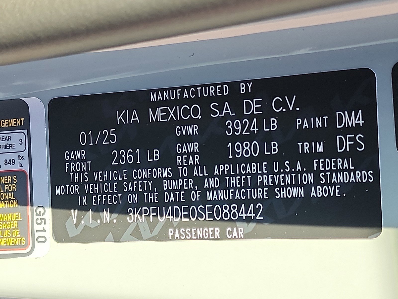 New 2025 Kia K4 EX image 13